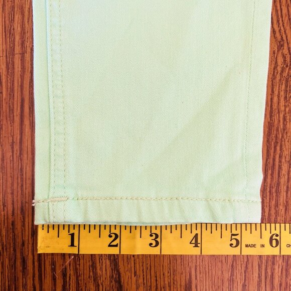 VIGOSS Women's The Jagger Skinny Jegging Jeans Size 31x29 Mint Green Mid Rise - Picture 12 of 13